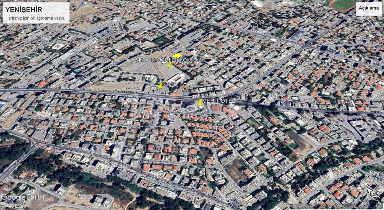 582m2 Land for Sale in Yenişehir CBD Area with 200% Deconstruction Permission 250,000stg ** 