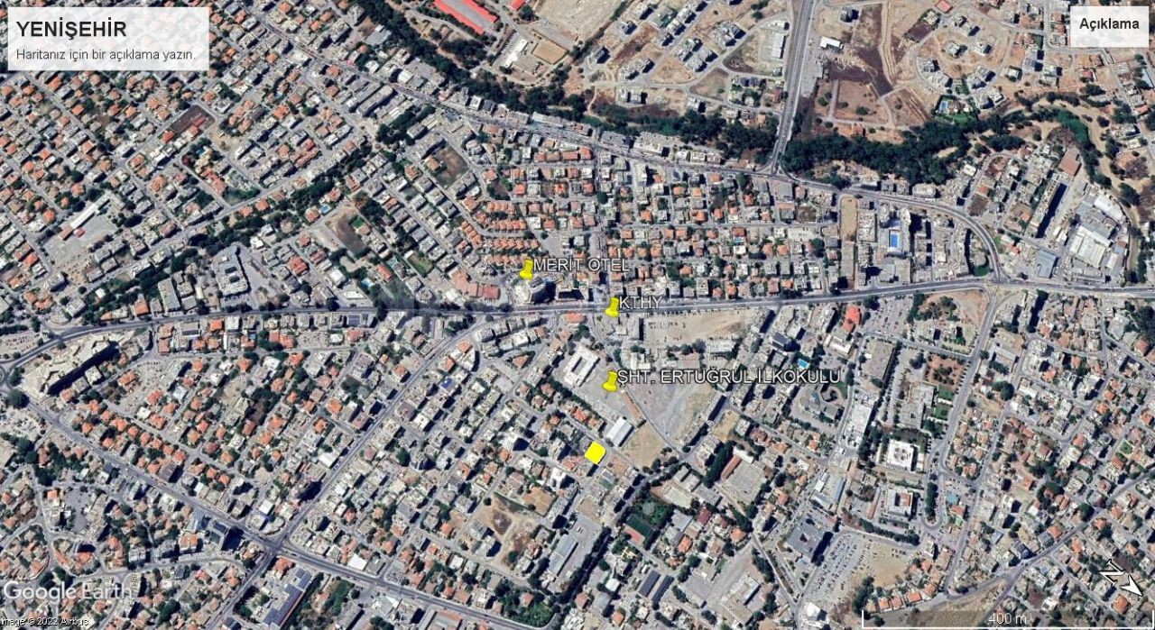 582m2 Land for Sale in Yenişehir CBD Area with 200% Deconstruction Permission 250,000stg ** 