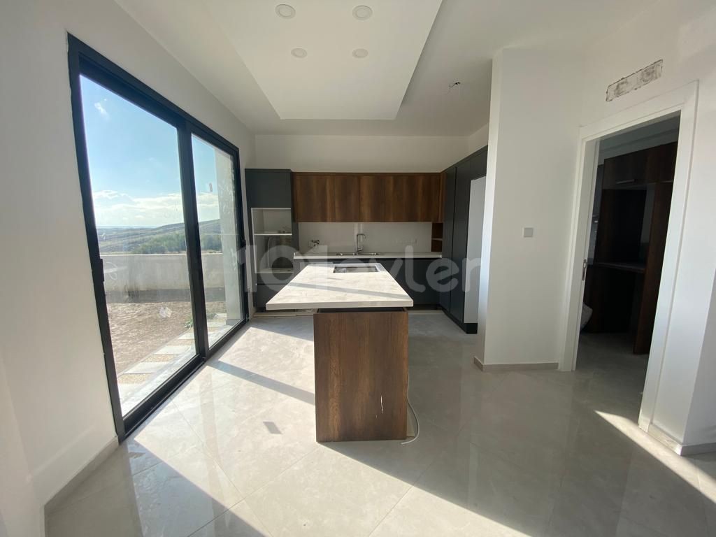 Luxury fully detached villas for sale in Kyrenia Bogaz with 3+1, 160m2 and 40m2 warehouse total 200m2 with fireplace 150m2 garden with unobstructed view 170,000stg