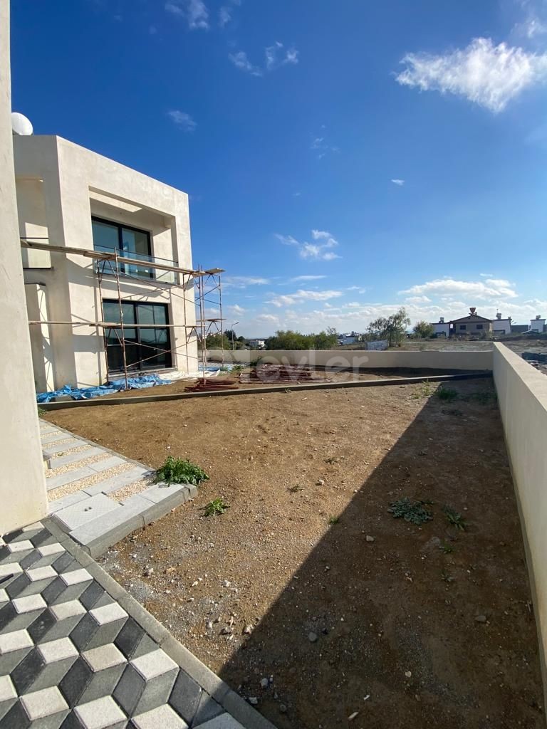 Luxury fully detached villas for sale in Kyrenia Bogaz with 3+1, 160m2 and 40m2 warehouse total 200m2 with fireplace 150m2 garden with unobstructed view 170,000stg