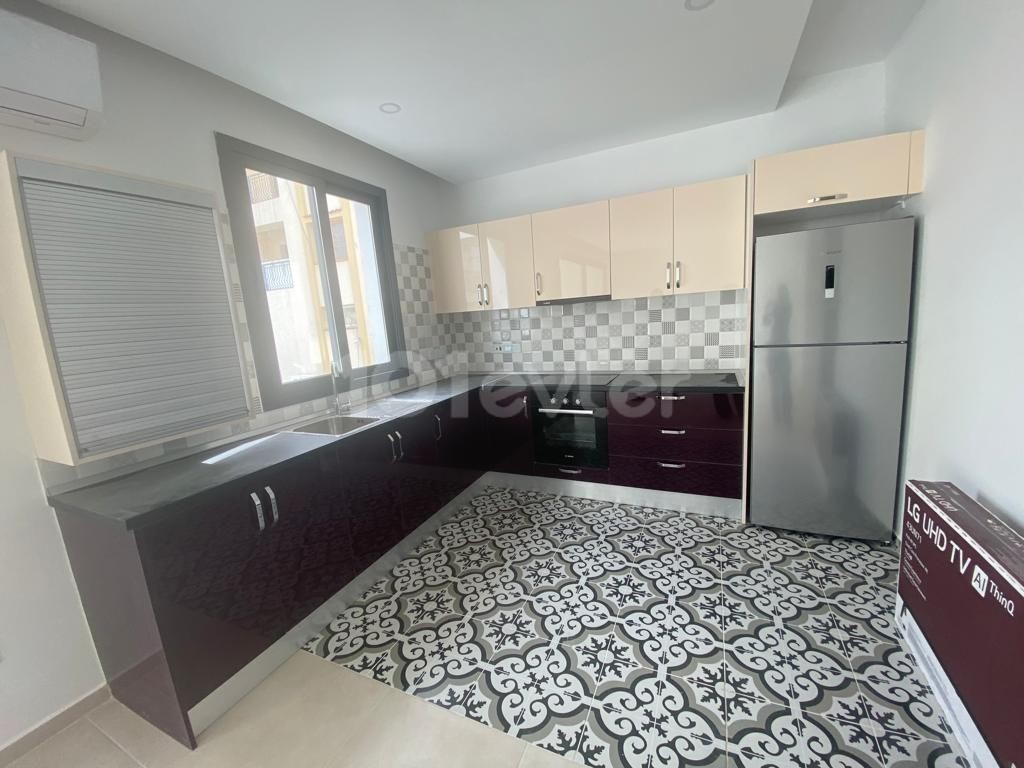 2+1 85 m2 full Bosch branded white goods, air-conditioned and Turkish made luxury flats for sale in Gönyeli, behind Lazmarin, with prices starting from 75,000 stg