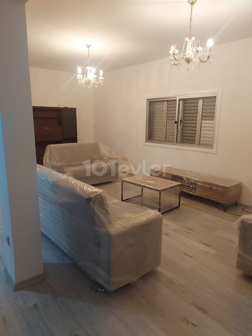 3+1 Renovated Large Garden Furnished Villa for Rent in Yenikent 750stg