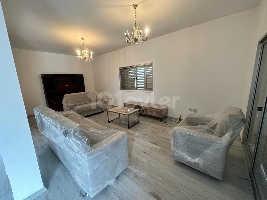 3+1 Renovated Large Garden Furnished Villa for Rent in Yenikent 750stg