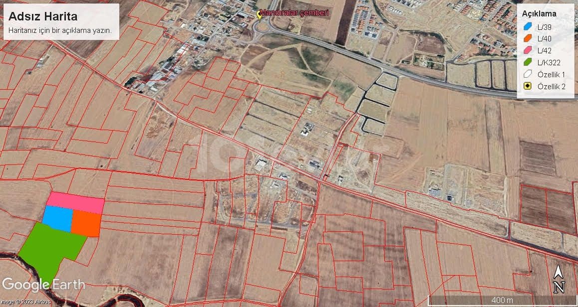 MÜTHİŞ ﻿YATIRIM FIRSATI !!!  Lefkoşa Batıkent Bölgesinde, Yenikent karşısında 30 dönüm satılık arazi 1.350.000Stg.   