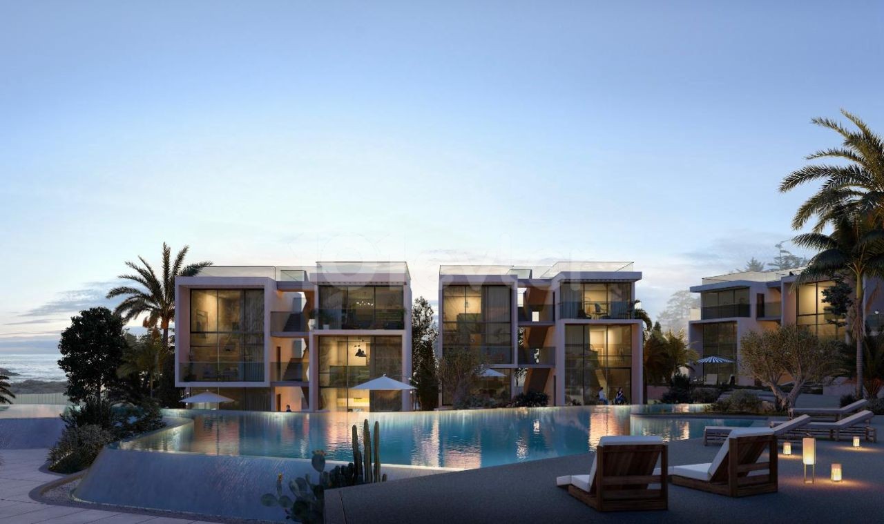 A new life project in Esentepe with its seafront location and breathtaking modern architecture. 1+1 Apartments for Sale