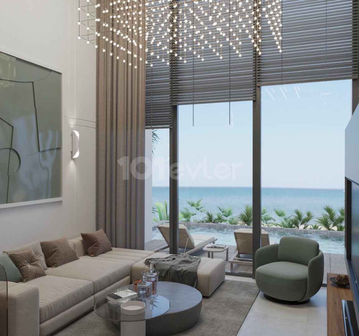 A new life project in Esentepe with its seafront location and breathtaking modern architecture. 2+1 Apartments for Sale