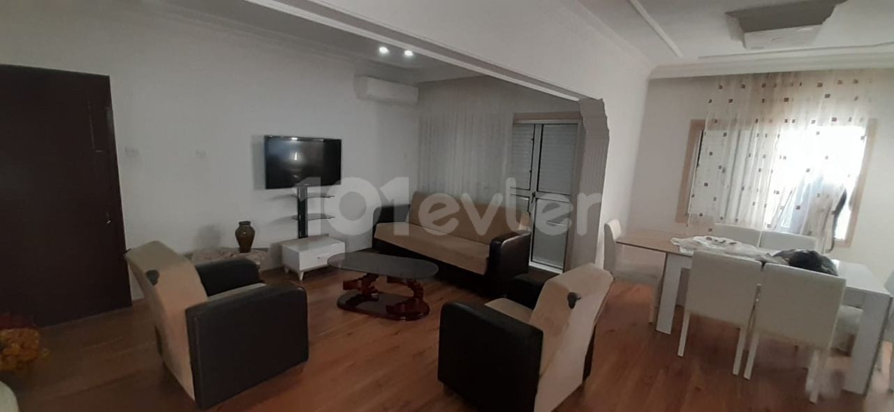 Fully Furnished 3+1, 135m2 Flat for Rent in Metehan 350stg