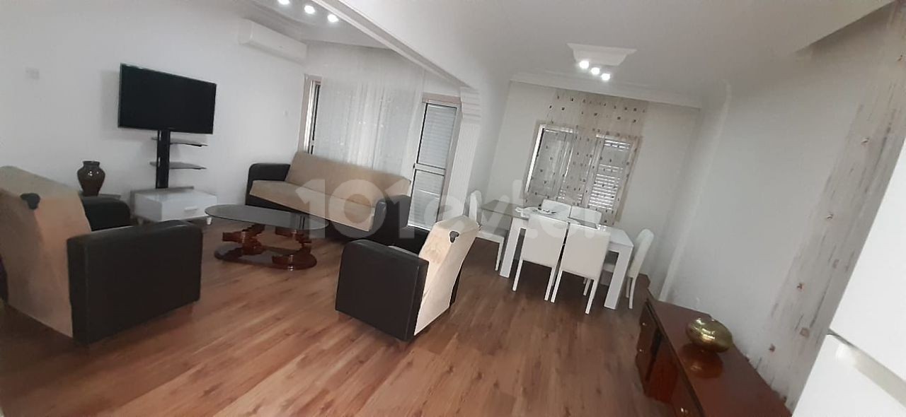 Fully Furnished 3+1, 135m2 Flat for Rent in Metehan 350stg