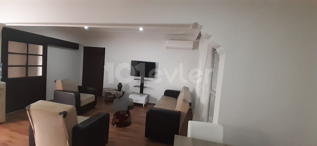 Fully Furnished 3+1, 135m2 Flat for Rent in Metehan 350stg