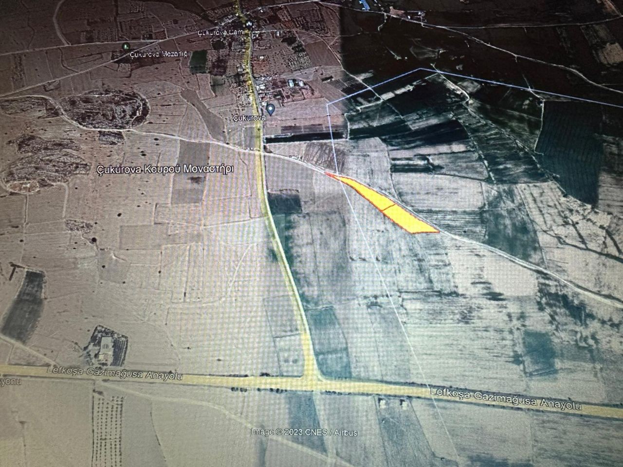22.000 stg acre of ready land for sale parceling project on Famagusta Main Road