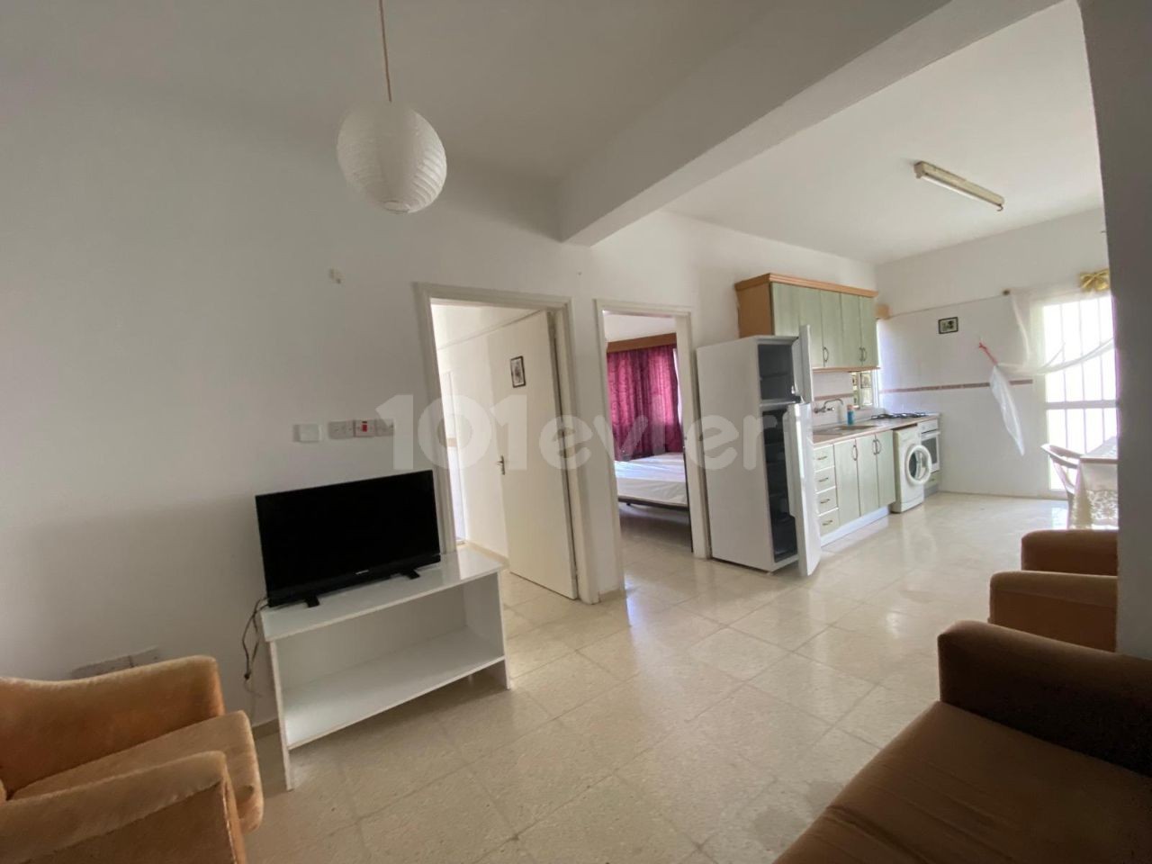 Furnished 1+1 Flat for Rent in a Central Location in Kyrenia with Monthly Payment