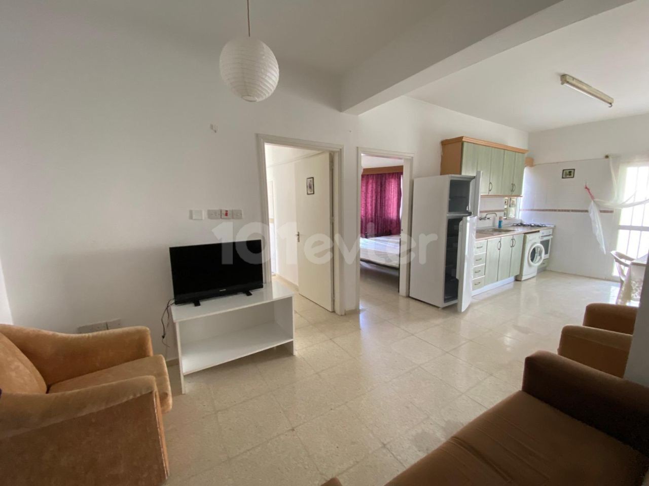 Furnished 1+1 Flat for Rent in a Central Location in Kyrenia with Monthly Payment