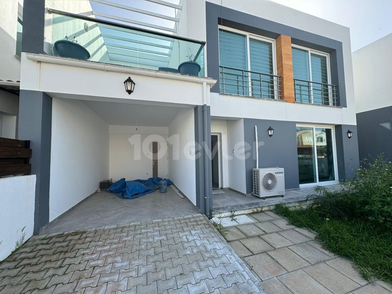 3+1, 160 m2 Terrace, Fully Furnished, Taxes Paid, Semi-Detached Villa for Sale in Gönyeli, Nicosia