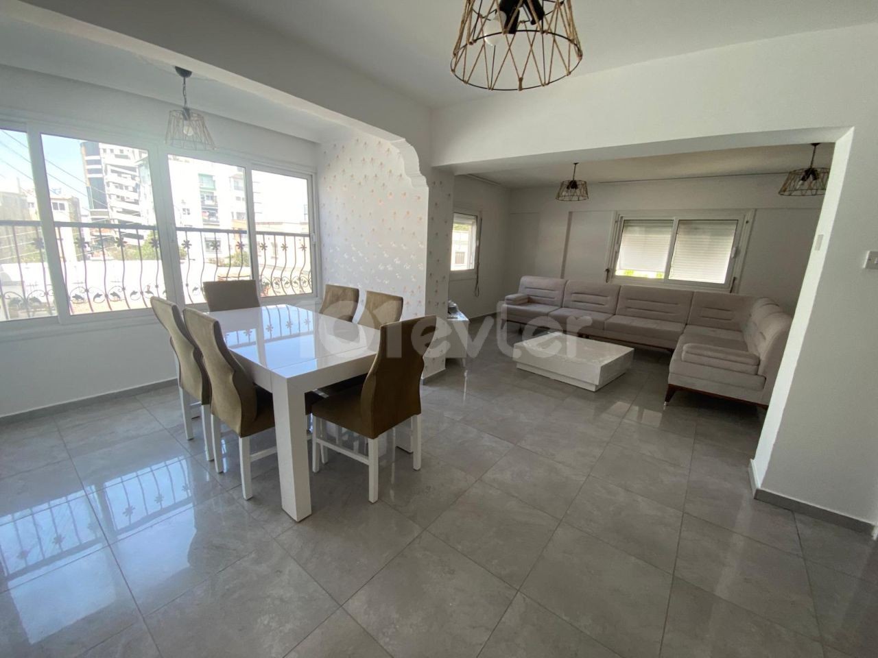 Magnificent 1st Floor, Tastefully Furnished 3+1 Furnished Flat for Rent in Nicosia Dereboyu