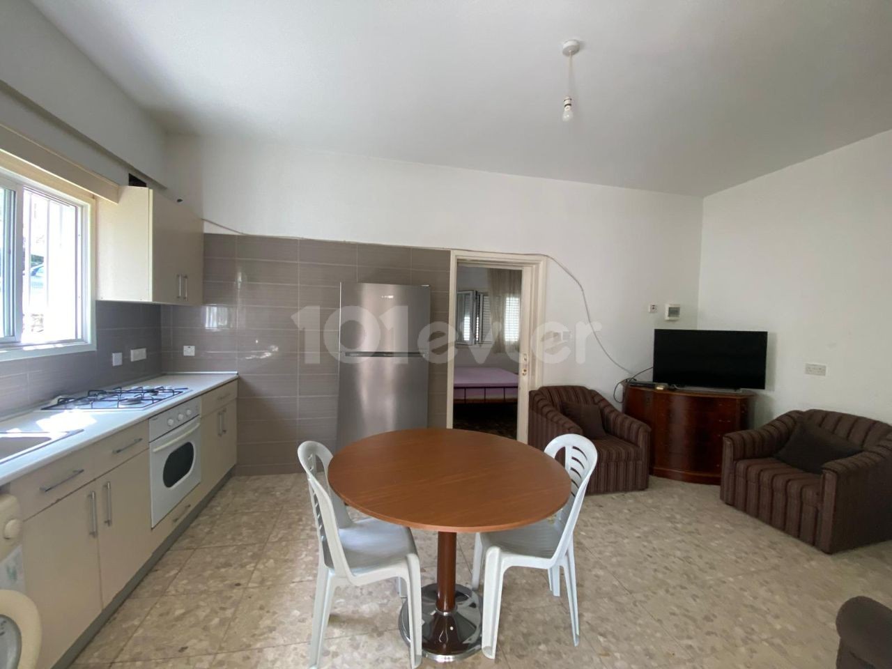 Furnished 1+1 Ground Floor Garden Flat for Rent in Kyrenia Center