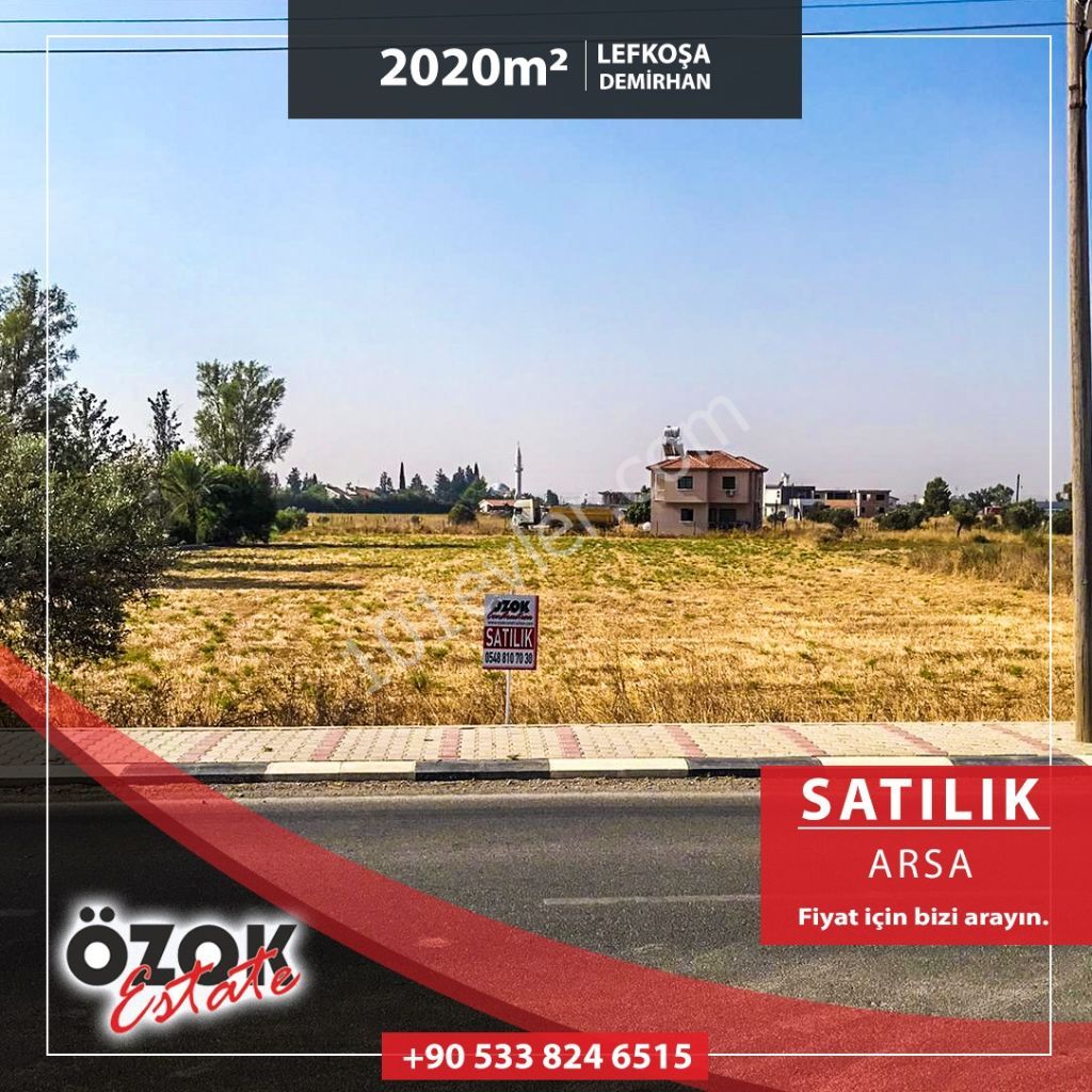 Residential Zoned Plot For Sale in Minareliköy, Nicosia