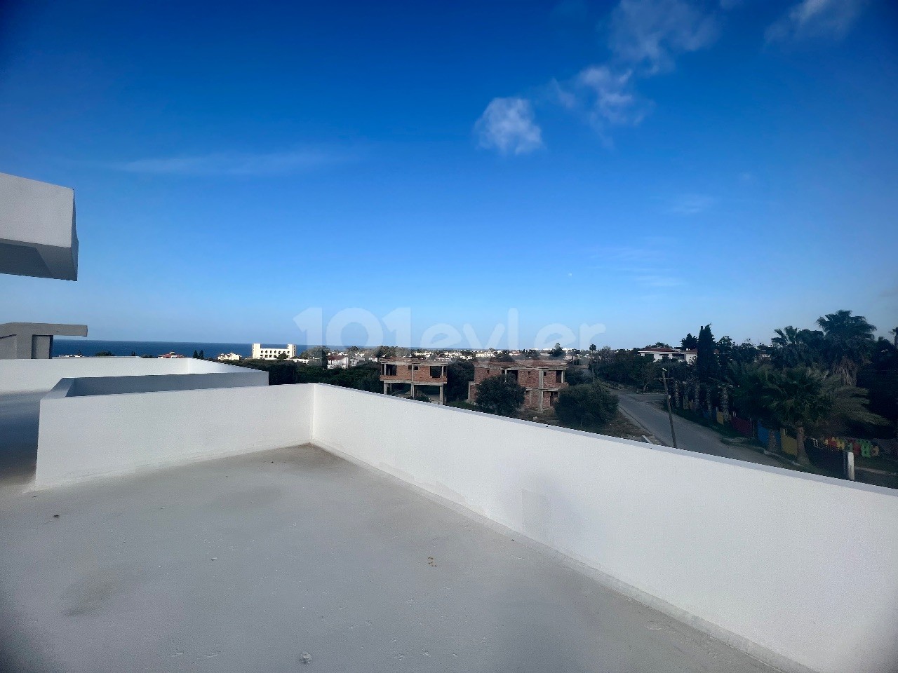 Sea and Mountain View 2+1 Apartment for Rent in Laptada