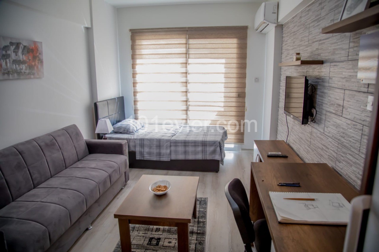 Luxurious studio apartment in the center of Famagusta, 10 minutes walking distance from the school❕❕(internet, water, room cleaning included in the price)(Call now for June campaign prices!!) ** 