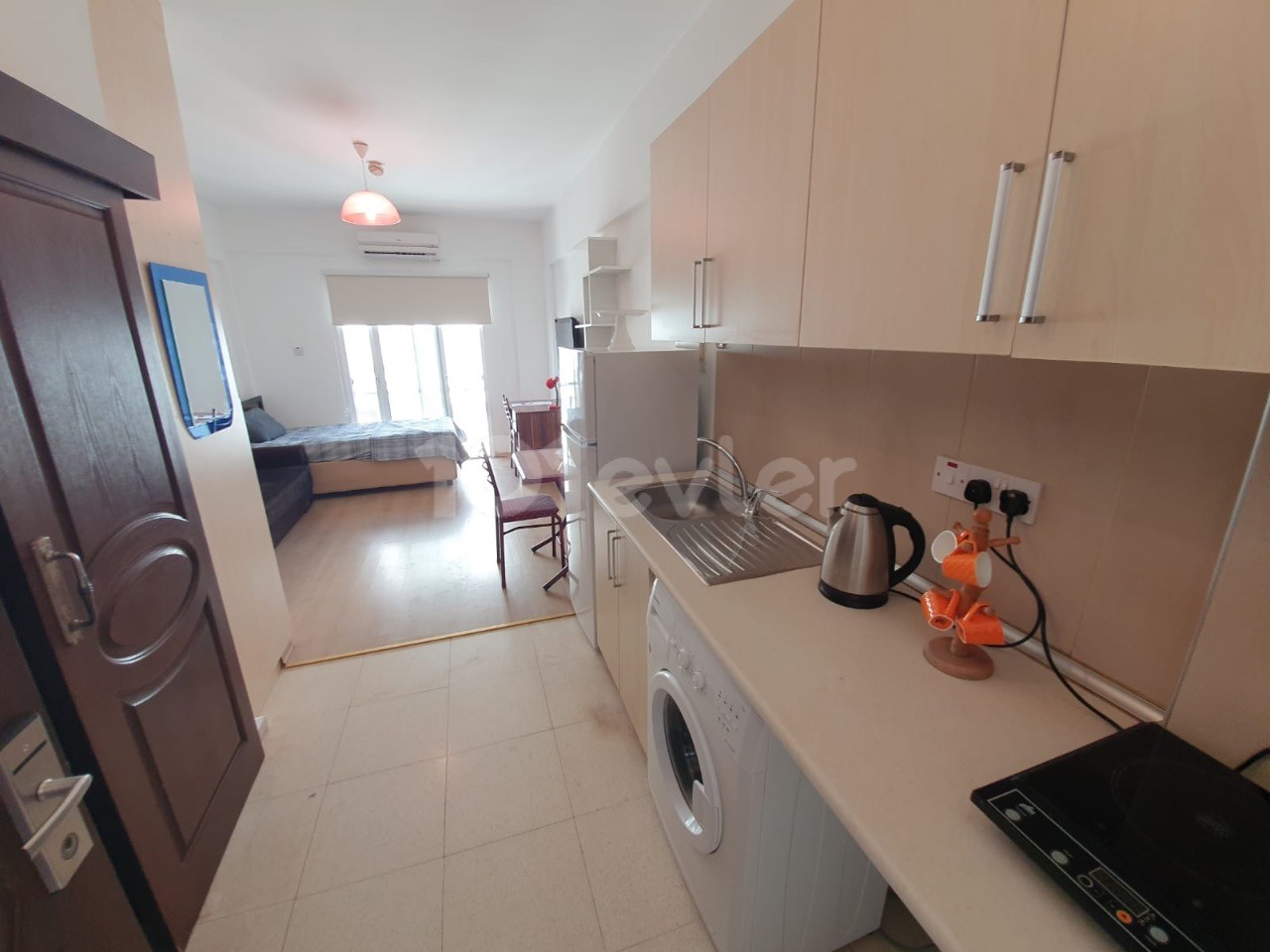 Studio flat for rent in Famagusta Gülseren region, 10 minutes away from the office, water fee, internet, weekly room cleaning included in the price❗️❗️(Available for June) ** 