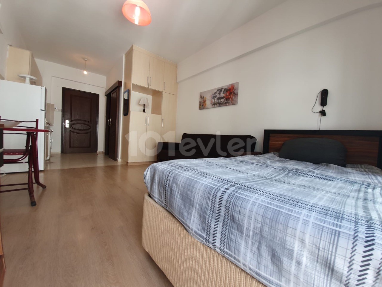 Studio flat for rent in Famagusta Gülseren region, 10 minutes away from the office, water fee, internet, weekly room cleaning included in the price❗️❗️(Available for June) ** 