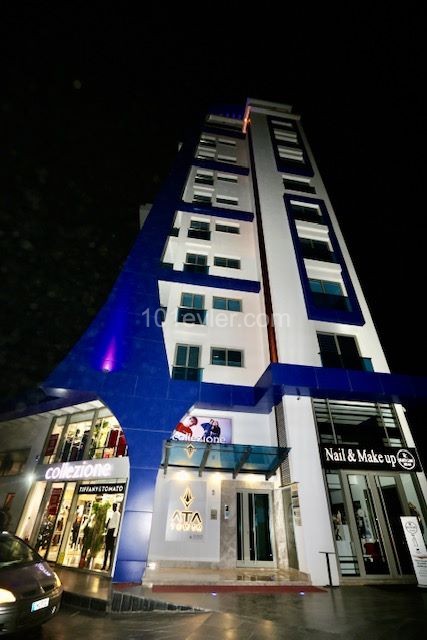 Girne Merkez'de Prestijli ATA Tower'de KİRALIK (FOR RENT) DÜKKAN!