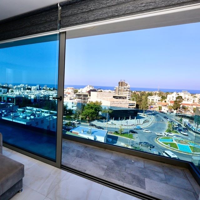 Girne Merkez'de prestijli ATA Tower'de kiralık (FOR RENT) OFİS VE KONUT! NO COMMISSION!