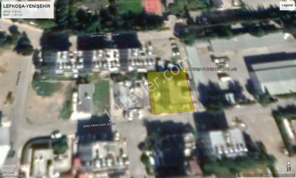 Residential Zoned Plot For Sale in Yenişehir, Nicosia