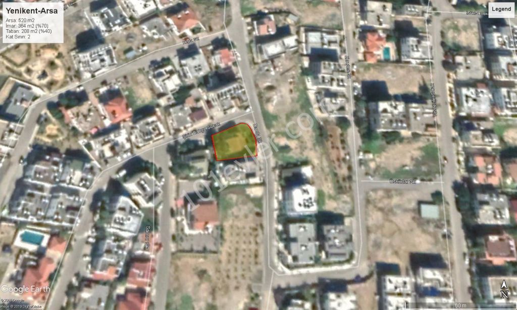 Residential Zoned Plot For Sale in Yenikent, Nicosia