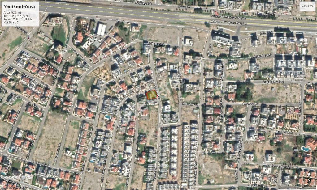 Residential Zoned Plot For Sale in Yenikent, Nicosia