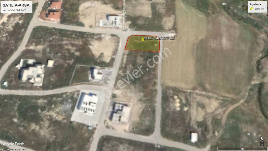 Residential Zoned Plot For Sale in Hamitköy, Nicosia