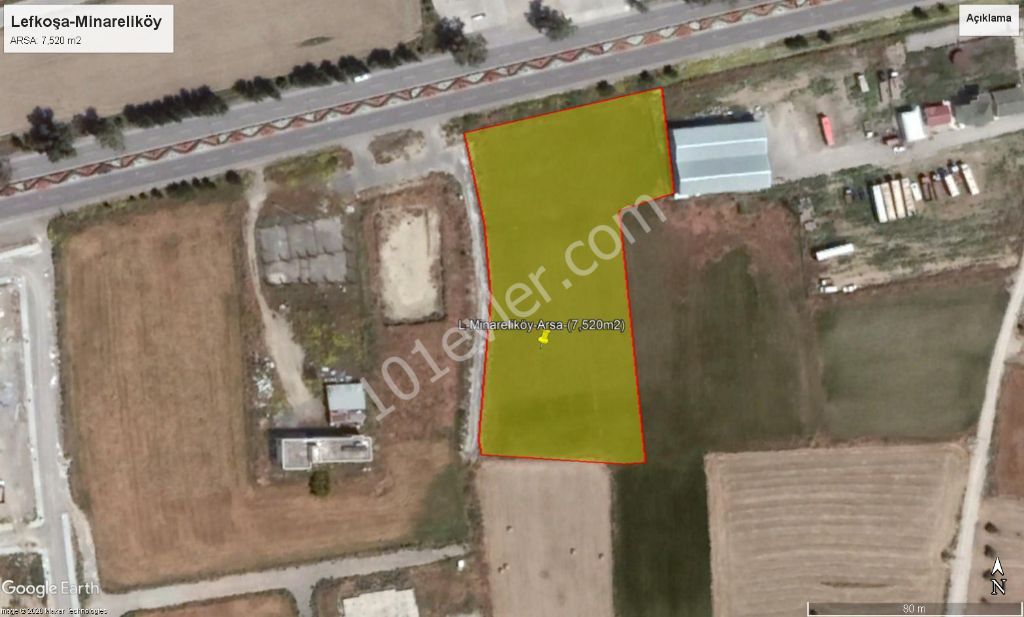 Residential Zoned Plot For Sale in Minareliköy, Nicosia