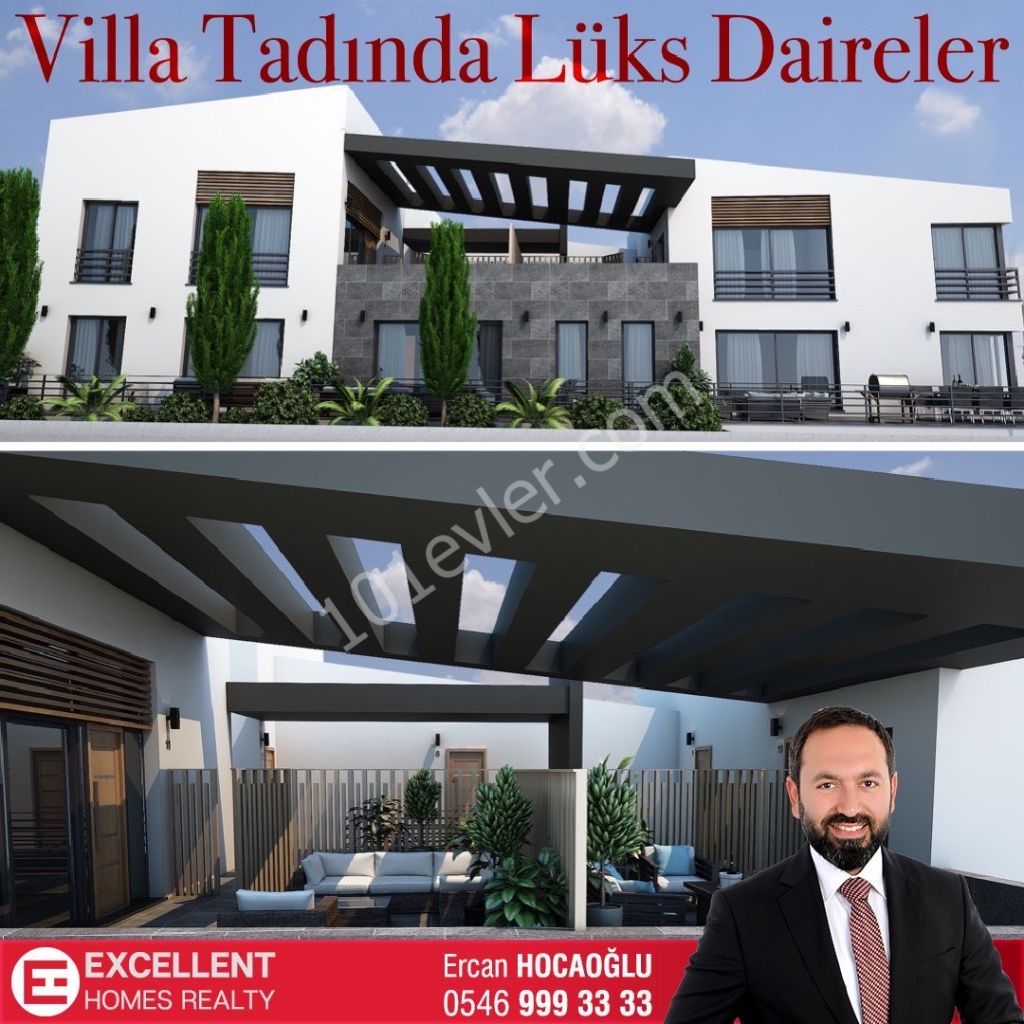 LEFKOŞA-HAMİTKÖY'de Villa Tadında Lüks 2+1 Daireler