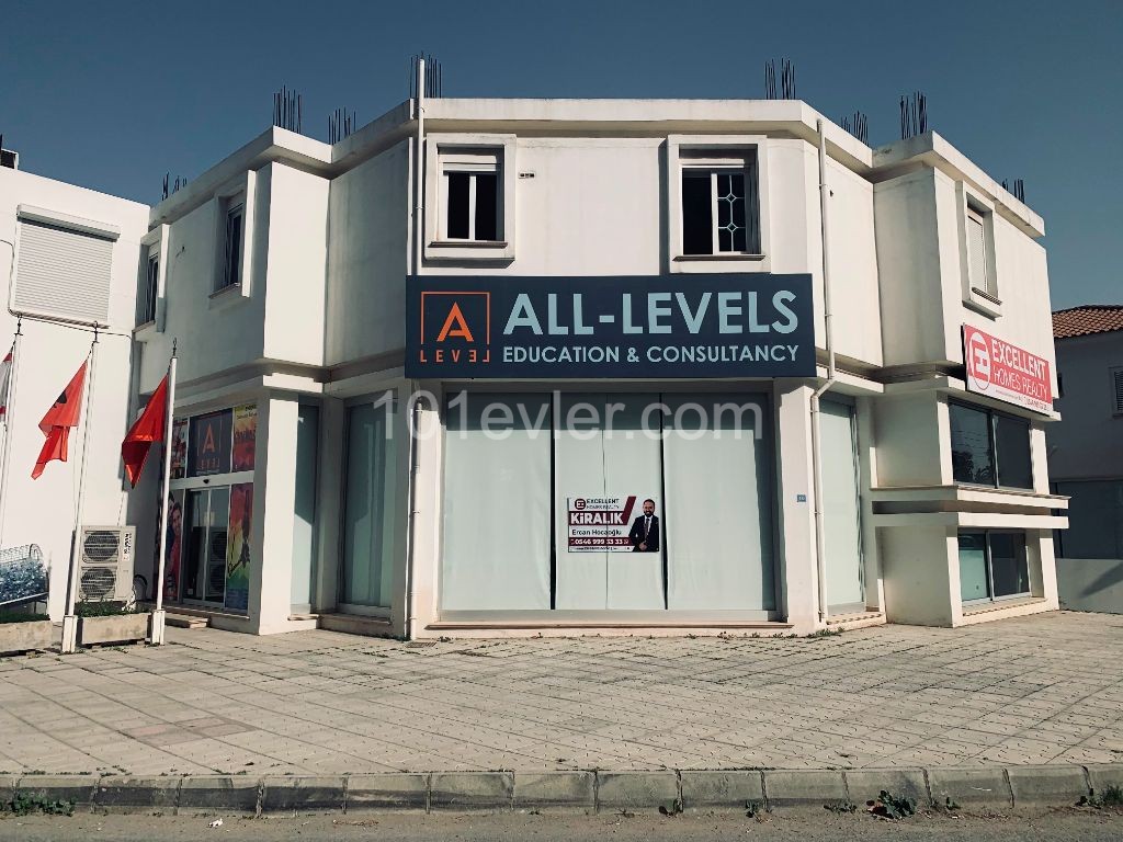 Lefkoşa'nın İş Dünyası Merkezi - YÜKSELEN DEĞER YENİŞEHİR'de Kiralık Mağaza (120m2) 