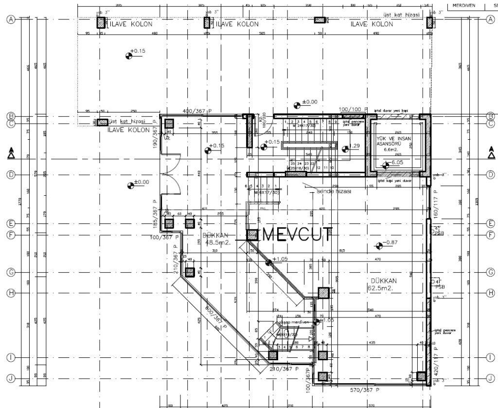 Lefkoşa'nın İş Dünyası Merkezi - YÜKSELEN DEĞER YENİŞEHİR'de Kiralık Mağaza (120m2) 