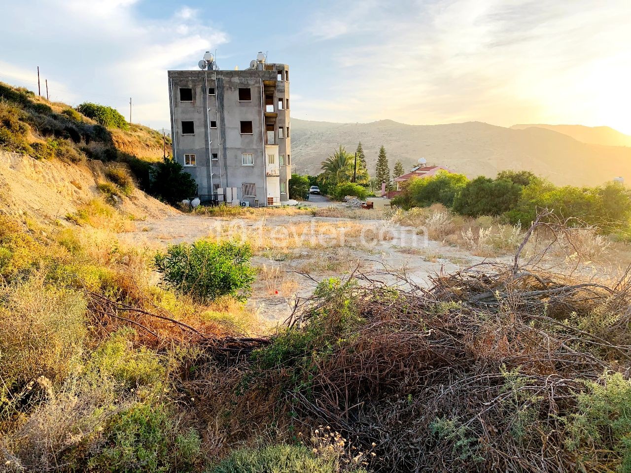 A Complete Building with a MAGNIFICENT View of the Sea and Nature on the Highest Hill of LEFKE ** 