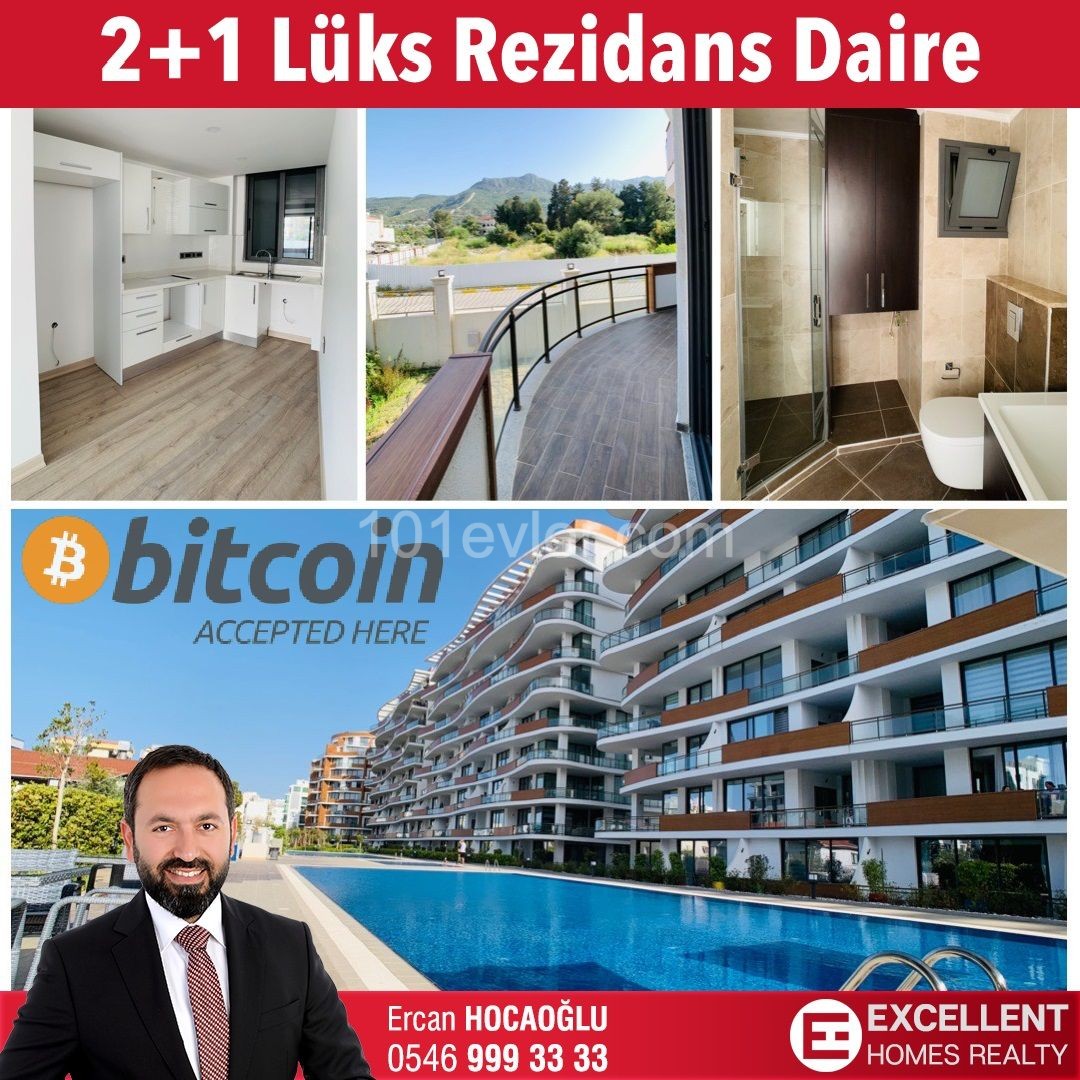 Girne'nin En Güzel Rezidansında Önü Kapanmayan (*Bitcoin Ödeme Alternatifli) 2+1 Dağ Manzaralı Daire!