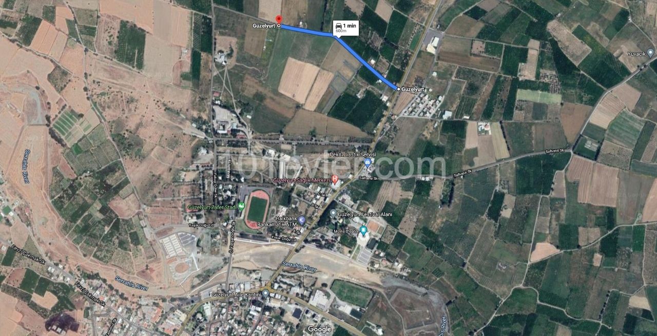 The Value of Güzelyurt is in the Fastest Rising Area, 2 minutes from the Center. AN INVESTMENT OPPORTUNITY OF 14,179 m2 at A distance of! ** 