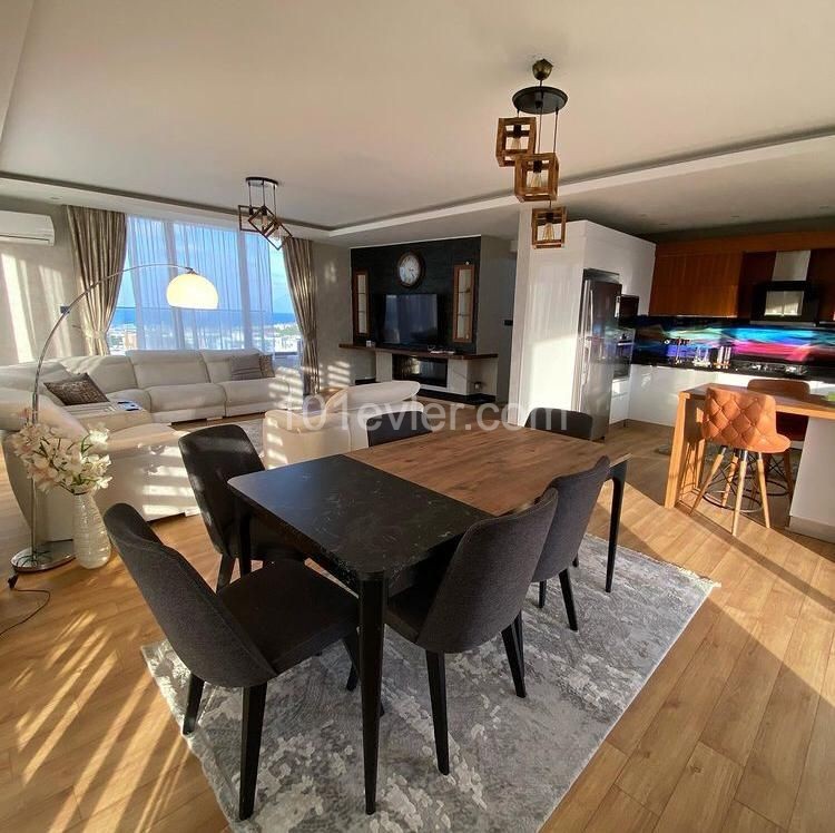 GİRNE'DE KİRALIK 3+1 PENTHOUSE 