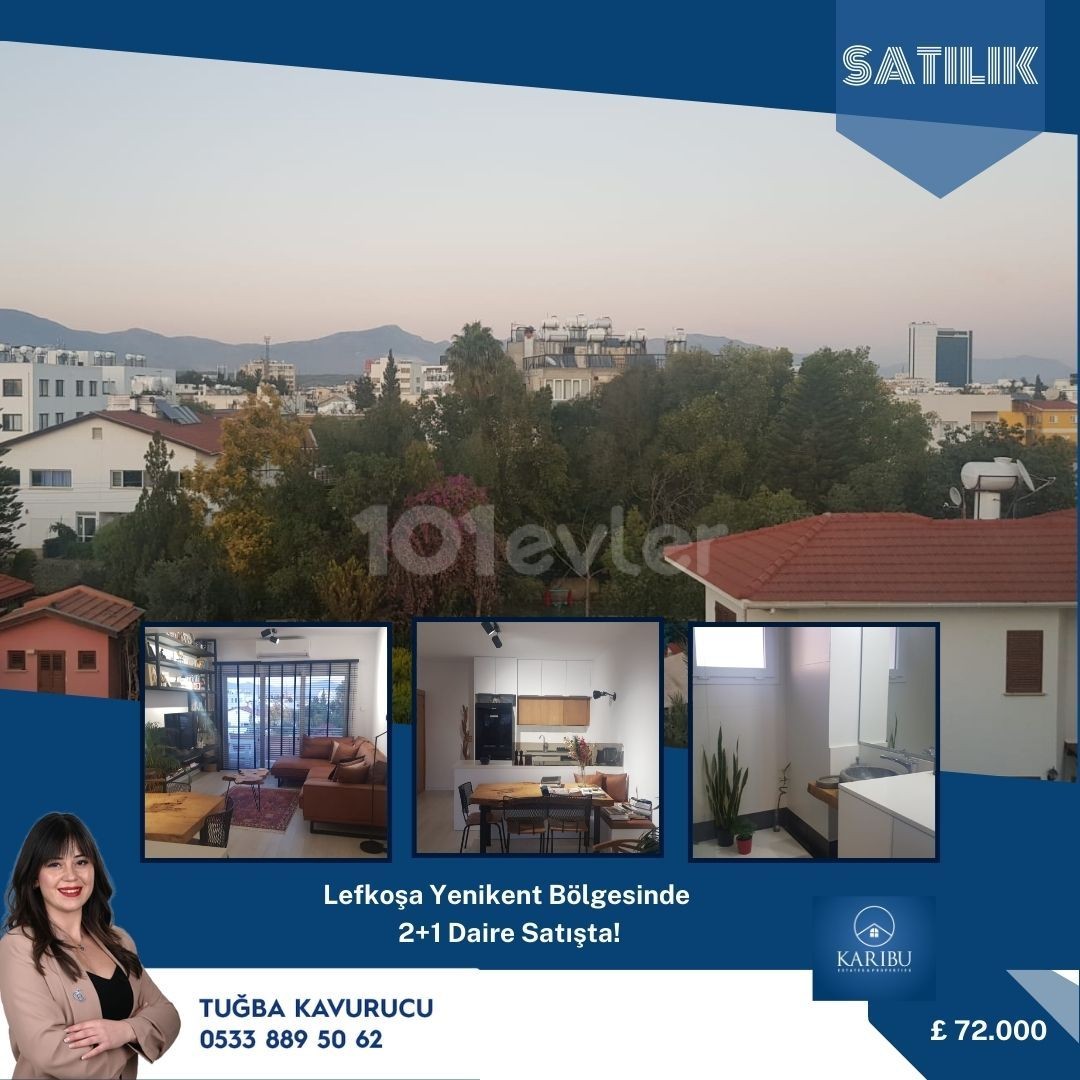 Zu verkaufen 2+1 Wohnung in Nicosia Yenikent Region !!!