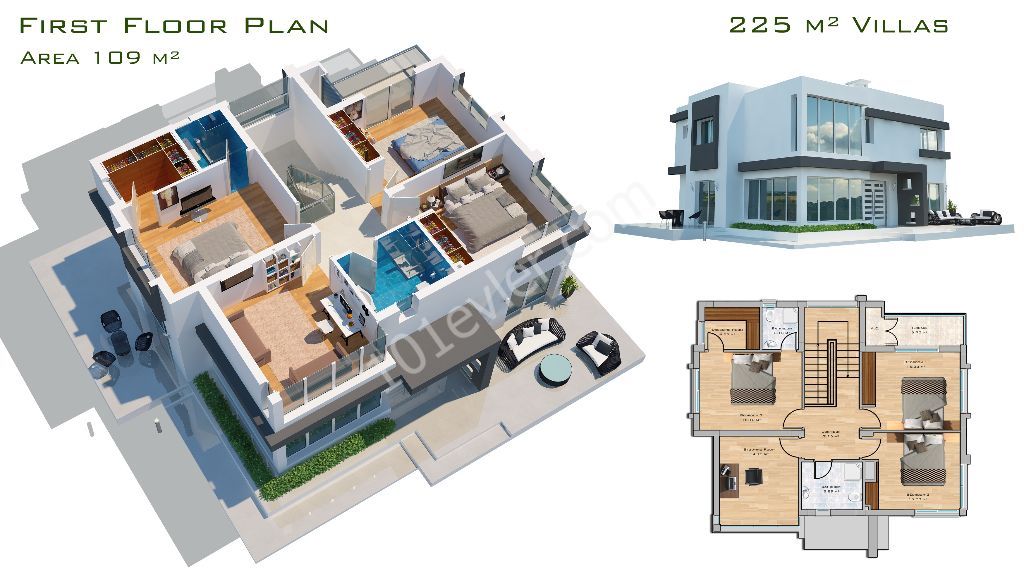 Вилла Продается in Yeni Boğaziçi, Фамагуста