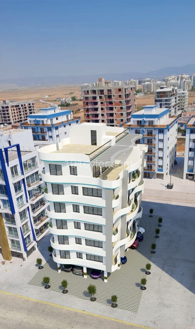 İskele long beach 2+1 lüks satılık daireler denize 200m2 uzaklıkta ve 2 dakikalık yürüme mesafesinde 149,900£ den baslayan fıyatlarla