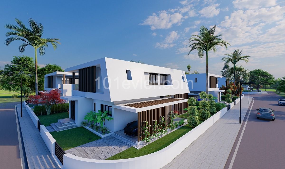 3+1 DUBLEX VILLA WITH POOL IN YENIBOGAZI, DELIVERED IN THE PROJECT PHASE, 35% CONTRACTED IN DECEMBER 2023, 35% TURN-KEY DELIVERY 30% REMAINING DURING 12 MONTHS ** 