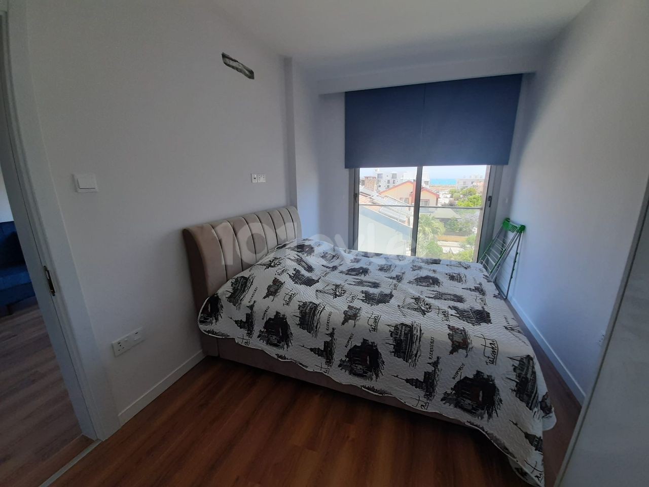 Famagusta Iskele long beach Weekly 1+1 rental house Thu day 55€ And commission 55€ 3 floor elevator car park Sea wiev For family In the room no a.c ** 