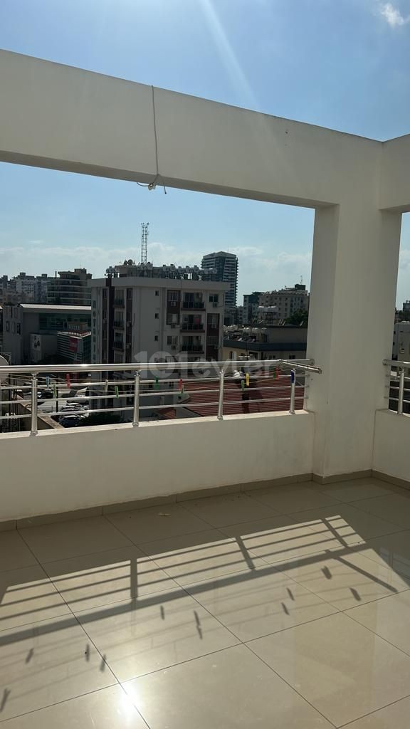 Karakol area 3+1 nice penthouse 1 year payment 8000$ rent deposit 1000$ commission yearly apartment charge 350$ 5. floor ** 