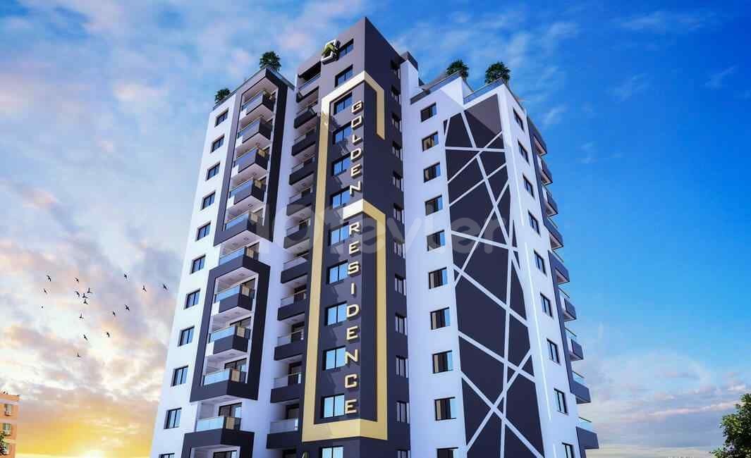 Golden Residence 2+1 на продажу 80 квадратных метров 140 000 фунтов 50% предоплата наличными 133 000 фунтов стерлингов