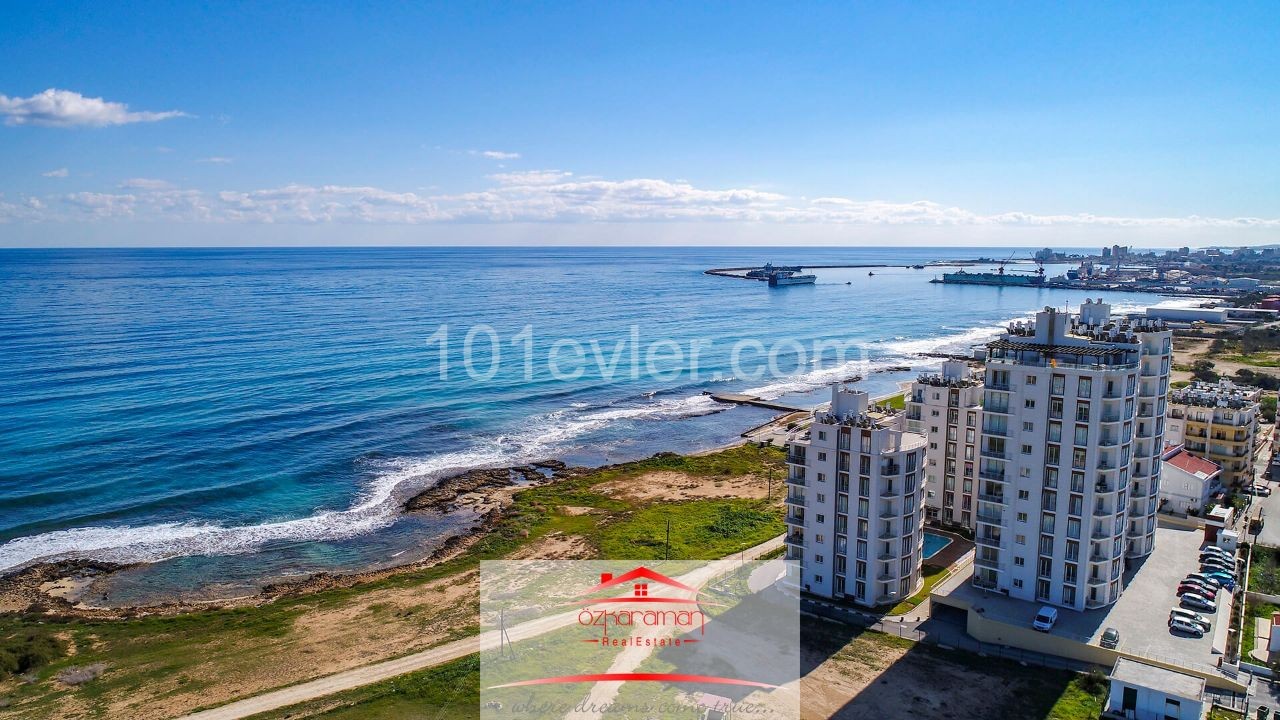 3 + 1 Lu ① möblierte Wohnung zum Verkauf mit Meerblick in Famagusta-Gülseren von OZKARAMAN ** 