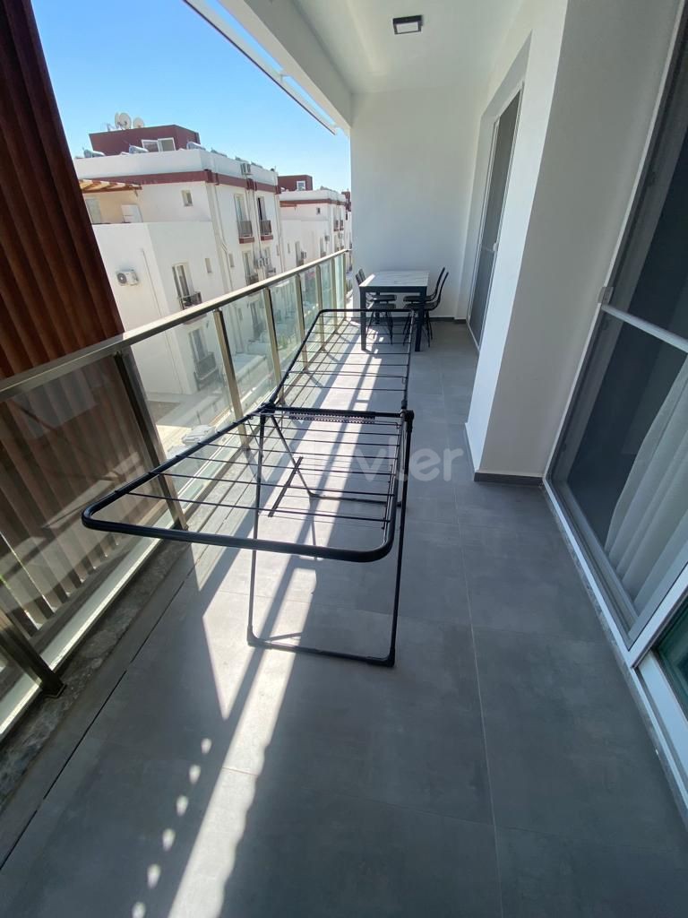 Iskele-1+1 Apartment for Sale in Long Beach Courtyard from Ozkaraman ** 