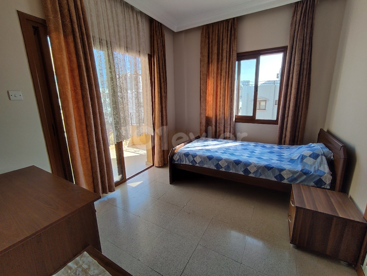 (ANNUAL PAYMENT) 3+1 Flat for Rent in Gulseren with Sea Viewaman