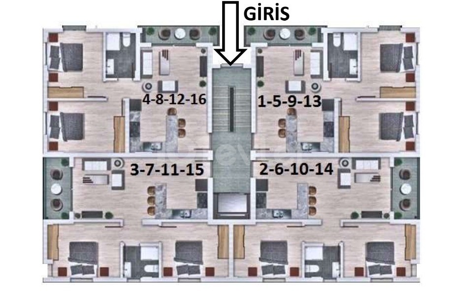 2+1 Investment Flats for Sale in Çanakkale from Özkaraman (June 2023 Turnkey)