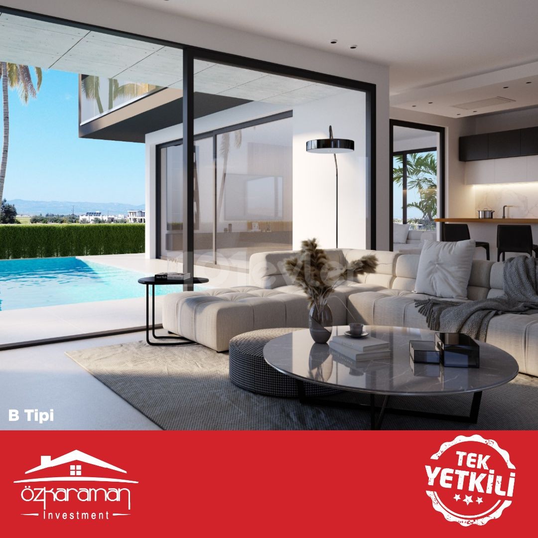 283m² Luxus 3+1 freistehende Villen in Yeniboğaziçi Region von ÖZKARAMAN